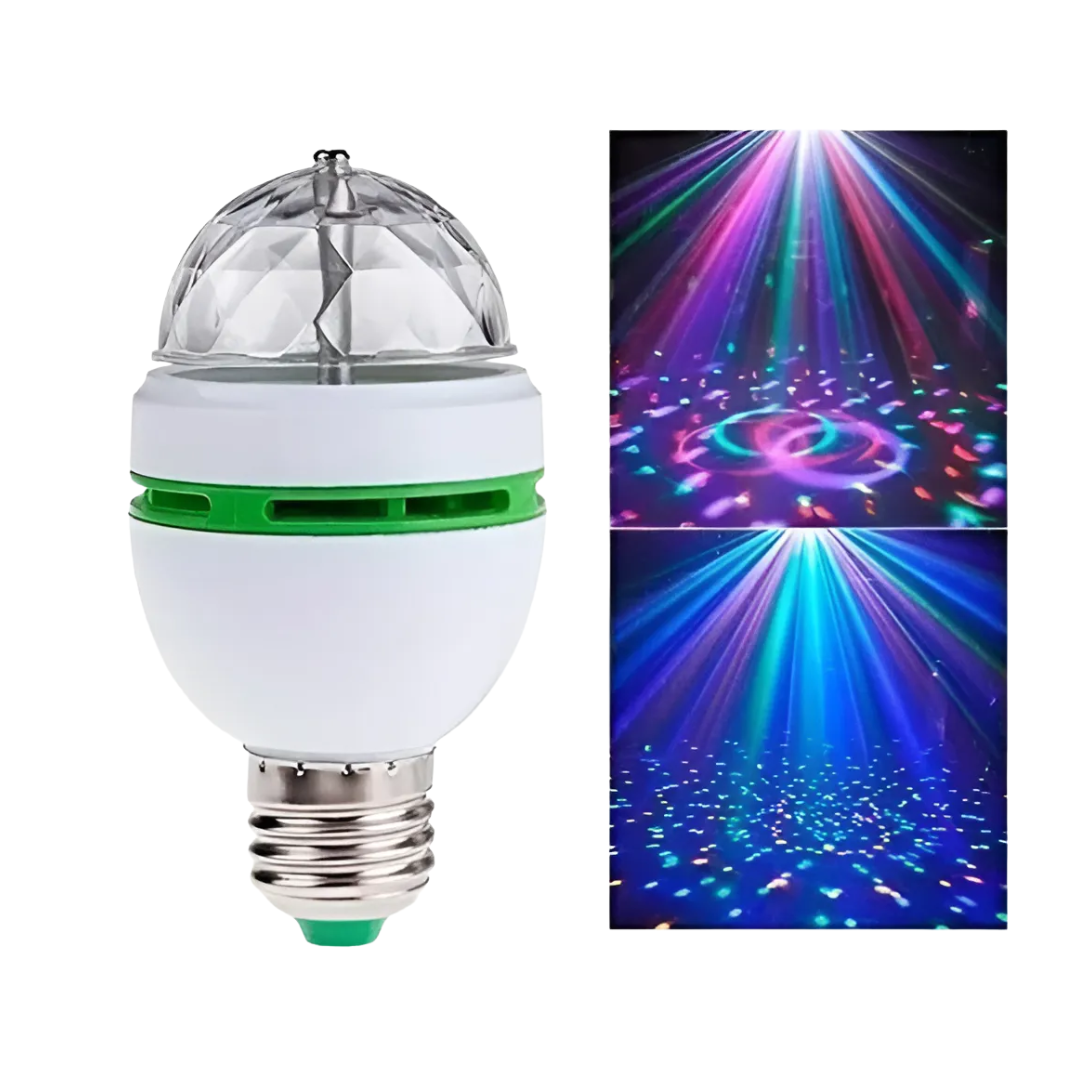 BOMBILLO LED 2W GIRATORIO RGB E27