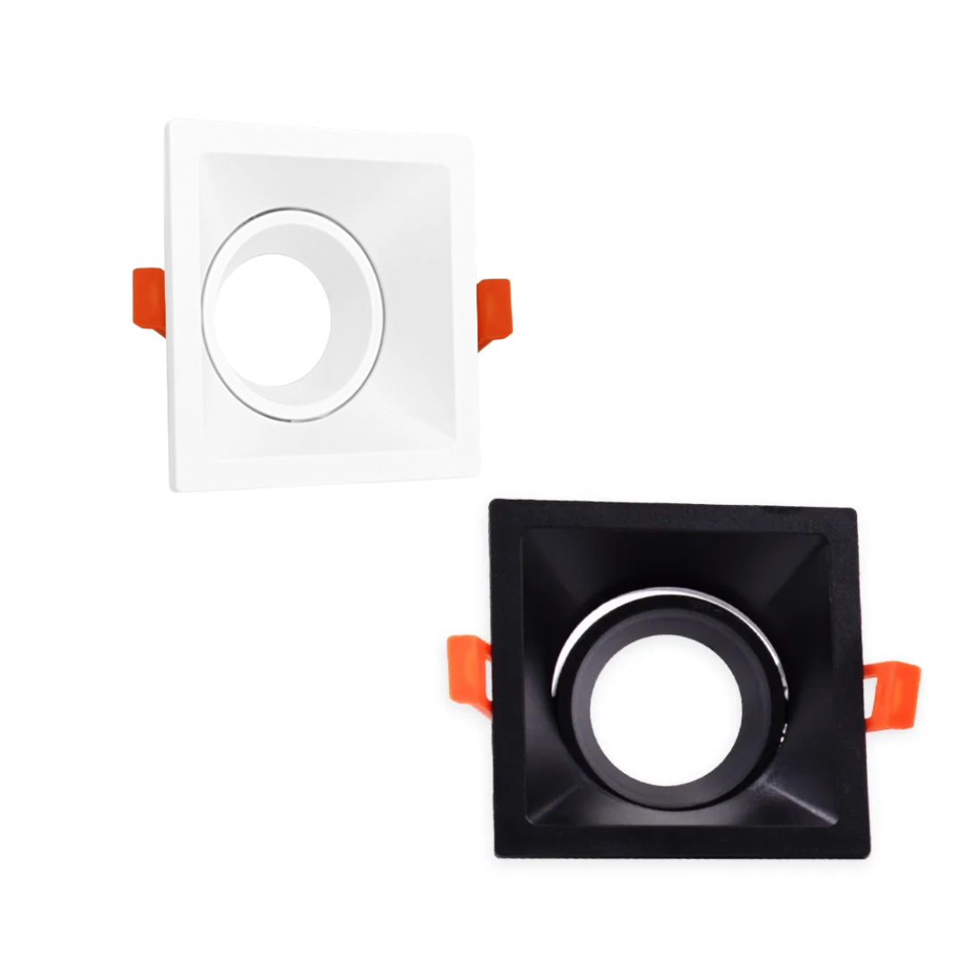 CHASIS DE INCRUSTAR CUADRADO GU10