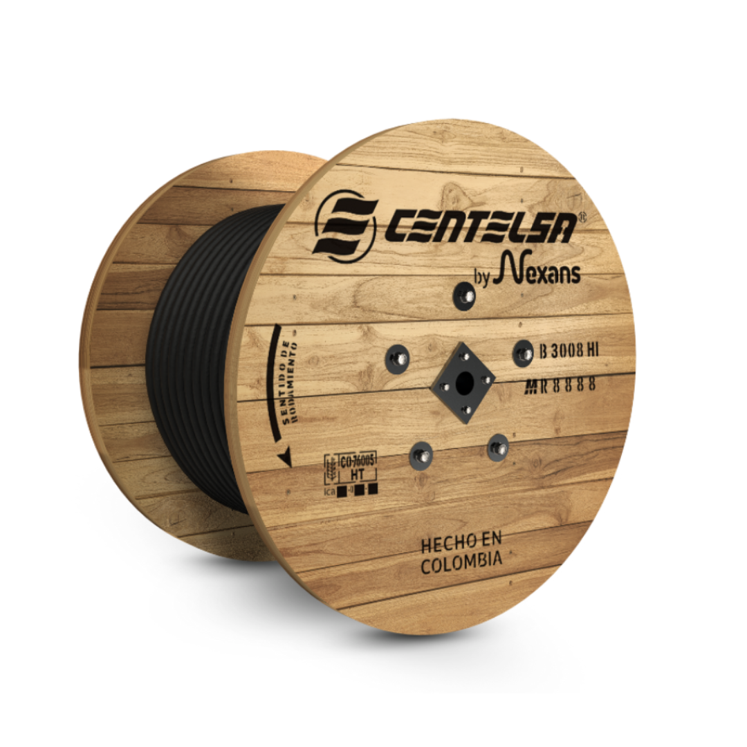 CABLE POTENCIA 4X8 AWG CU XHHN-2 600V