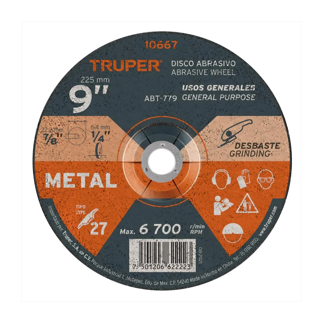 DISCO DESBASTE METAL