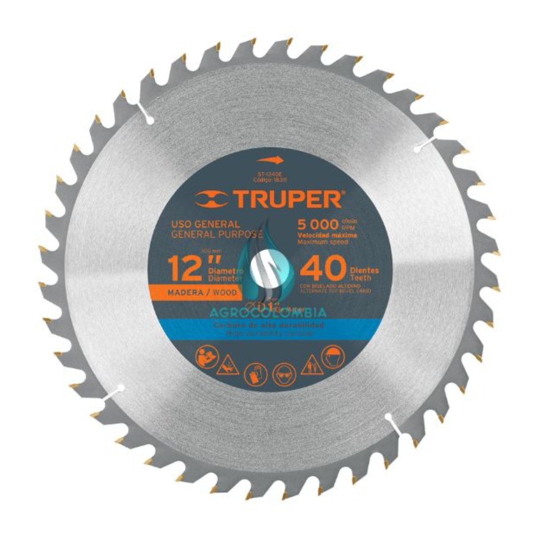 DISCO SIERRA CIRCULAR 4O DIENTES
