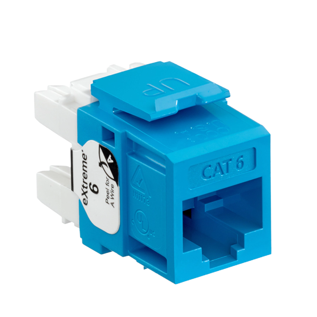 JACK RJ45 CATEGORIA 6 AZUL