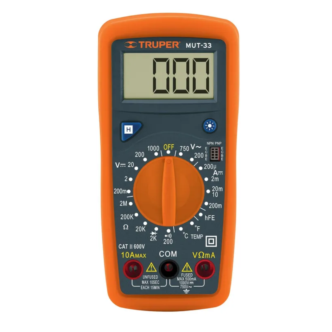 MULTIMETRO DIGITAL TRUPER