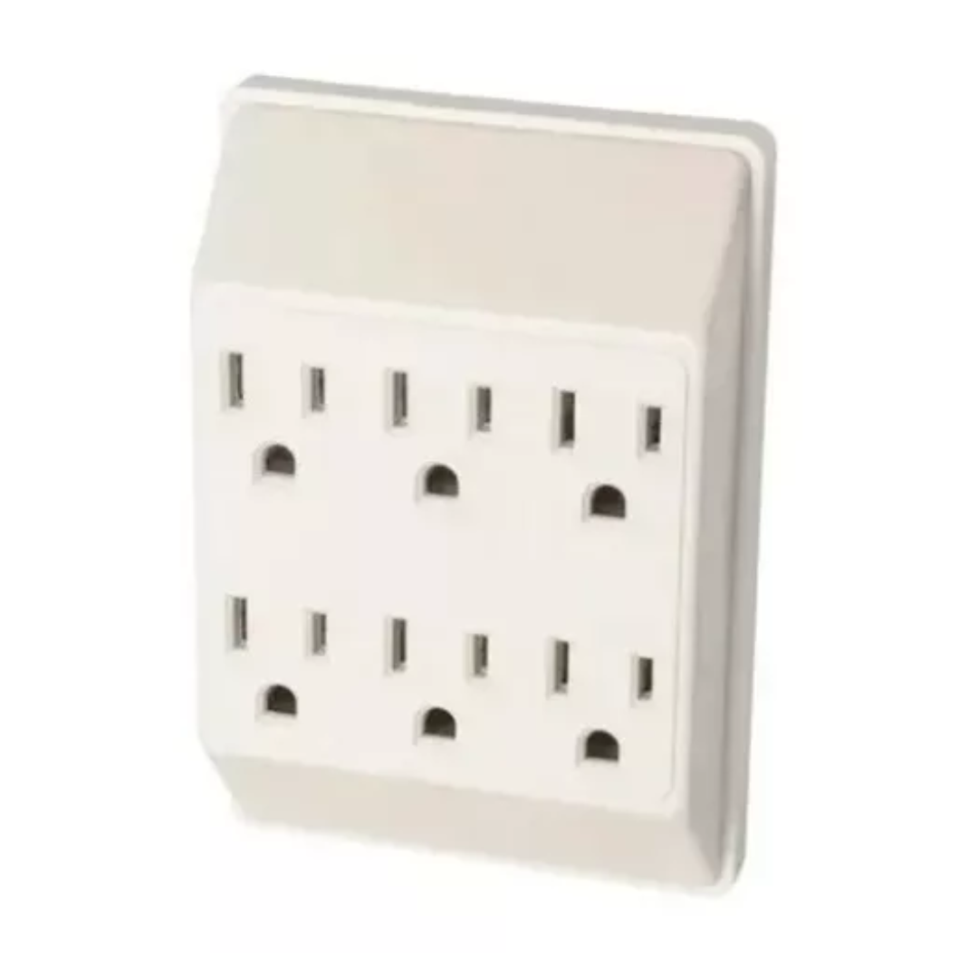 MULTITOMA SOCKET X 6 TOMAS