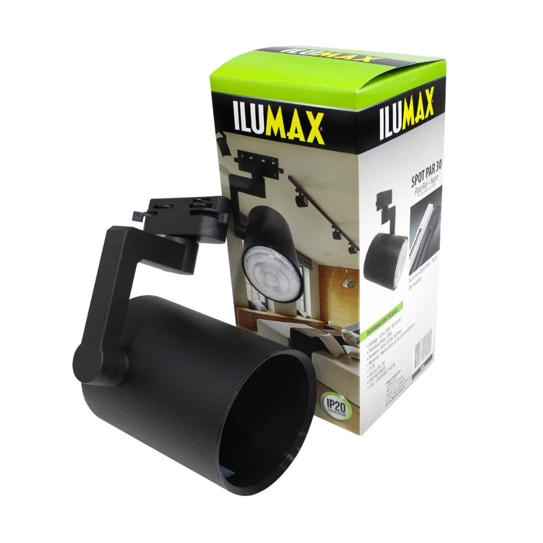 SPOT NEGRO PAR 30 ILUMAX