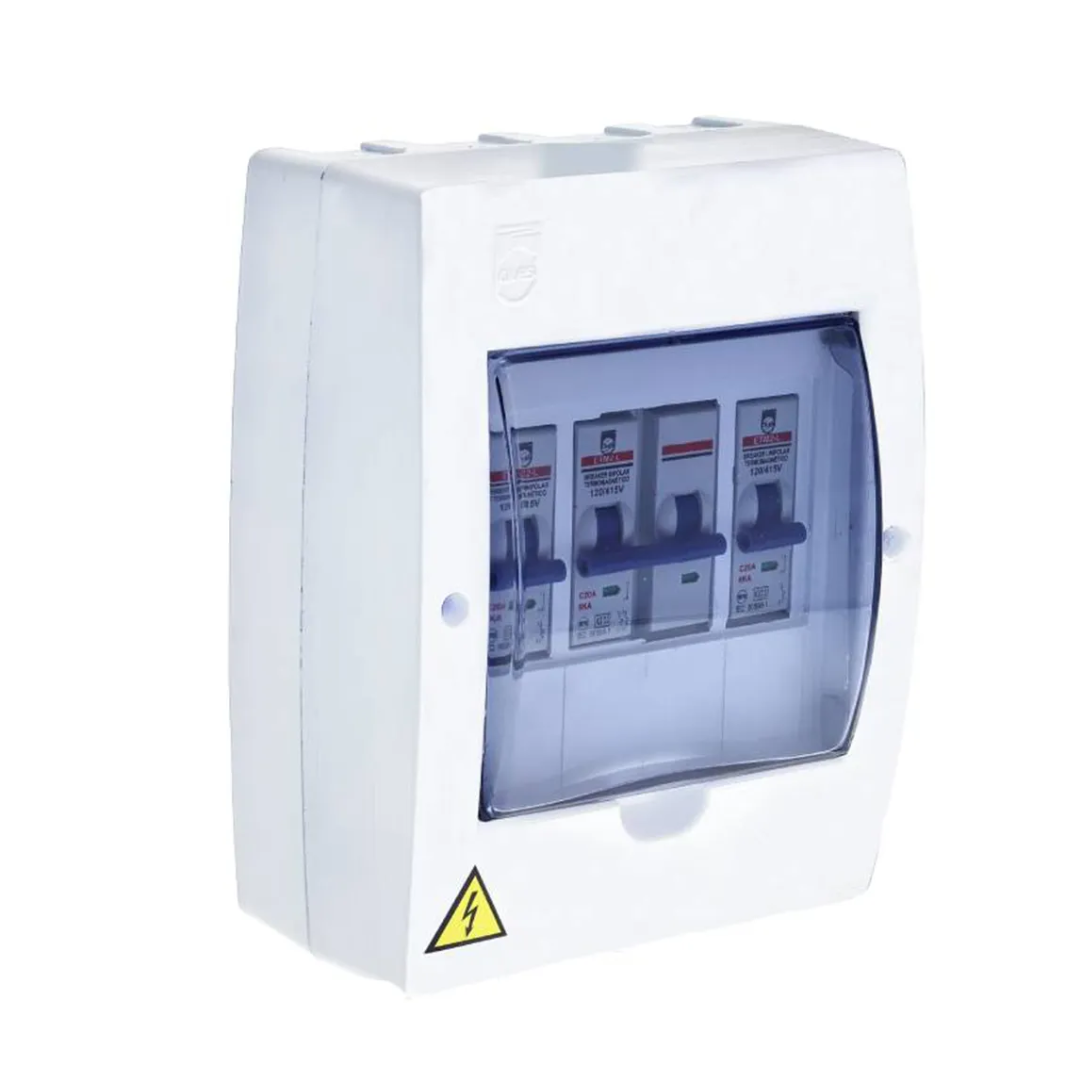 TABLERO MONOFASICO RIEL SOBREPONER