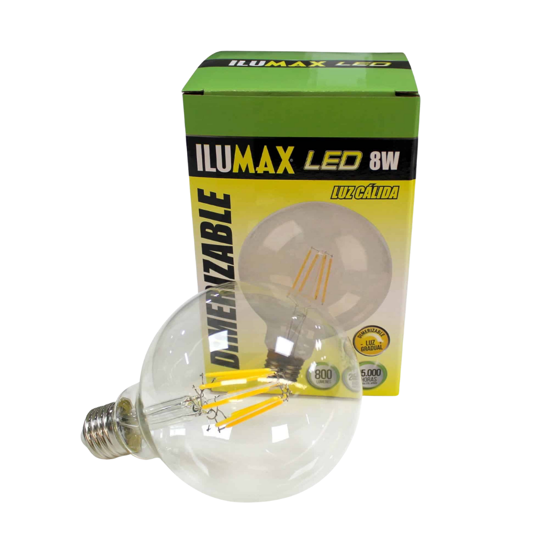 BOMBILLO LED E27 FILAMENTO DIMERIZABLE 2200K