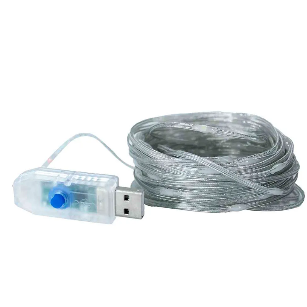 LUCES LED DECORATIVA USB 8W 5V X10 MT