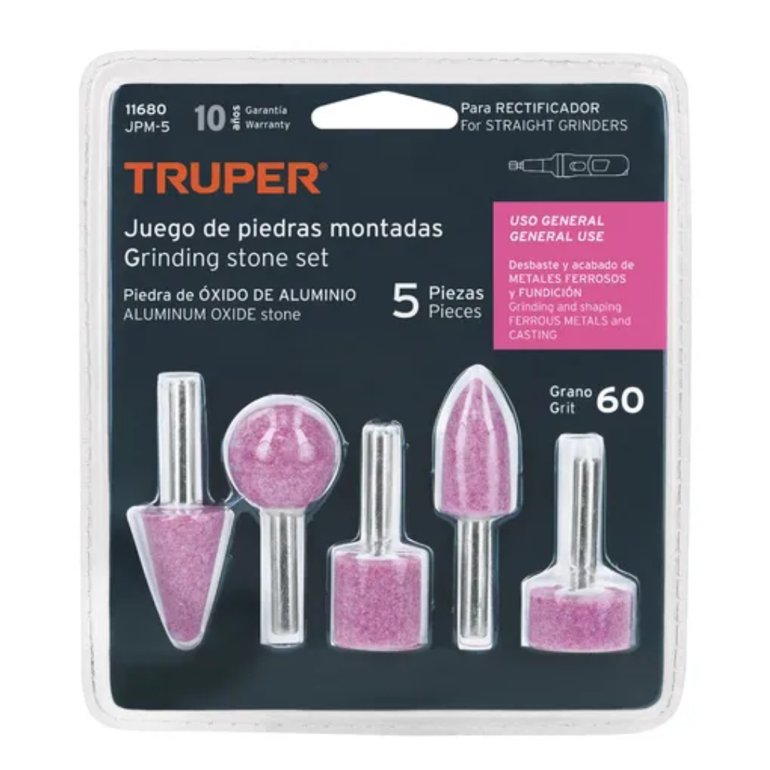 JUEGO MORDAZA 5 PUNTAS 1/4 ROSADA